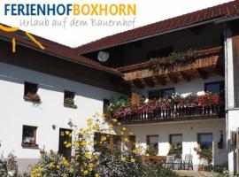 Woferlhof, Ferienhof Boxhorn, hotel v destinaci Böbrach