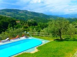 2 bedrooms appartement with shared pool enclosed garden and wifi at Serravalle Pistoiese