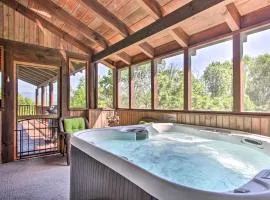 Idyllic Sevierville Cabin Deck and Smoky Mtn View!