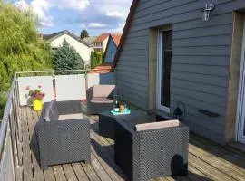 Appartement spacieux avec terrasse et jardin à Lohr, 120 m².
