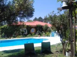 Studio with shared pool furnished garden and wifi at Nazare 7 km away from the beach
