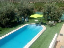 4 bedrooms house with private pool enclosed garden and wifi at Montilla Cordoba, allotjament vacacional a Jarata