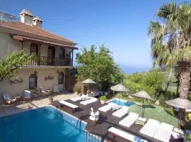 6 bedrooms villa with sea view private pool and jacuzzi at Fethiye 2 km away from the beach