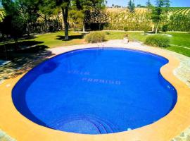 7 bedrooms villa with city view private pool and furnished garden at Villafranca De Los Caballeros, hotel pogodan za kućne ljubimce u gradu Villafranca de los Caballeros