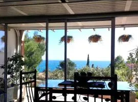 Studio a Collioure a 300 m de la plage avec vue sur la mer jardin clos et wifi