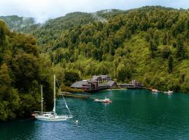 Puyuhuapi Lodge & Spa、プエルト・プユワピのホテル