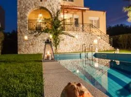 Sea view villa Stelios with Private pool Near the beach
