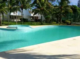 3 bedrooms house with shared pool enclosed garden and wifi at Trou aux Biches