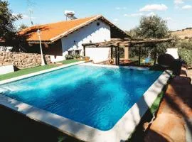 3 bedrooms villa with private pool enclosed garden and wifi at Monesterio