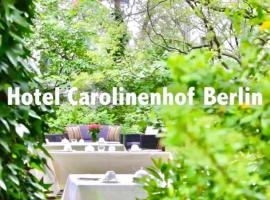 Hotel Carolinenhof, hotel a Berlino, Charlottenburg-Wilmersdorf