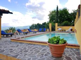 2 bedrooms house with shared pool enclosed garden and wifi at Gattaia, vacation home in Gattaia