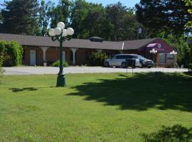 The Evergreen Motel in Kansas, motel Prattban