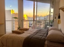 Inmejorable! Piso alto en Centro BsAs, Moderno con parrilla y pileta 3 pax