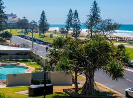 Sandrift Beachfront Apartments, hotell nära Miami Marketta, Gold Coast