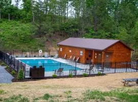 Cozy 2BR cabin wviews, hot tub, game room, pool access, near Dollywood free ticket daily!