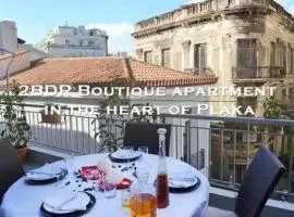 2BDR Boutique Full Apt in Plaka (BIG BALCONY)