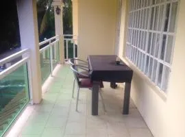 2 bedrooms appartement at Trou aux biches 800 m away from the beach with enclosed garden and wifi