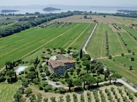 La Fattoria del Rio di Sopra - Agriturismo Baldeschi ฟาร์มสเตย์ในตัวโร ซุล ตราซิเมโน