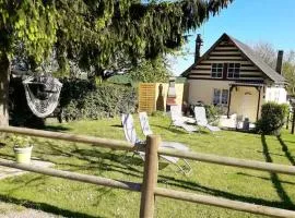Maison confortable avec jardin à Edruchon + Pour 6 personnes