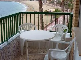 2 bedrooms apartement with sea view shared pool and furnished balcony at Aguilas