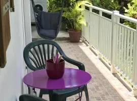 Maison d'une chambre avec vue sur la ville jardin amenage et wifi a Le Robert a 3 km de la plage