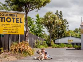 Goldmine Motel, hotel med parkering i Waihi