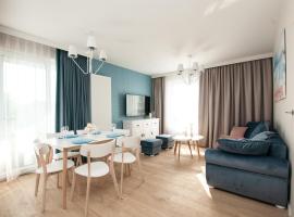 Komfortowy Apartament PASTELOWY - 2 sypialnie, отель в Колобжеге, рядом находится Stadium Kolobrzeg