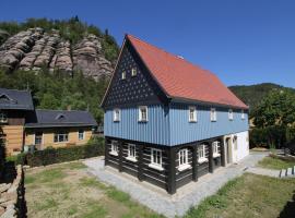 Kotedža Oberlausitzer Ferienhaus Gebirgshäusl Oybin pilsētā Oibīne