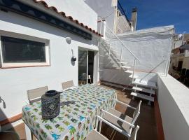 Amazing 2 bedroom Apartment with big sun terrace Sitges centre beach, spa hotel in Sitges