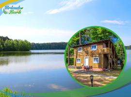 Jagd-Angler-Holzhaus-im-Wald-am-See, pet-friendly hotel in Kyritz