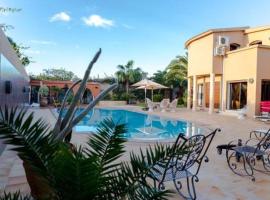 6 bedrooms villa with private pool spa and enclosed garden at Souss Massa, отель с парковкой в городе Ben Sergaoʼu