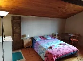 CHARDON BLEU Appartement chambre cuisine coin à manger sanitaires salle d'eau