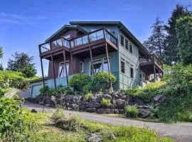 Luxe Coastal Haven with Bay Views and Hot Tub