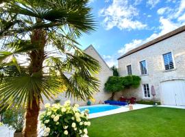 "LE JARDIN" Chambre de charme, piscine à Meursault、ムルソーのホテル