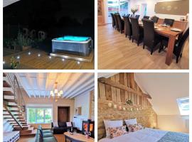 Le pavillon de l'herboriste 14p jacuzzi jardin