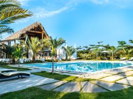 Coconut Paradise Beach Hotel, hotell med parkeringsplass i Pajarito