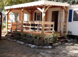 mobil home, campsite in Médis