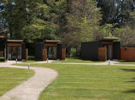 A UNIQUE Experience in a Converted Shipping Containers, Glamness is Adults Only, cabin in Inverness