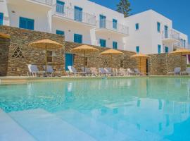 Ostria Hotel & Apartments, hotel i Gavrion