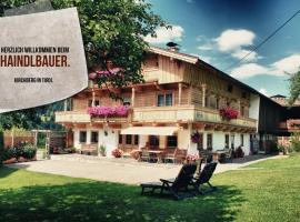 Ferienhof Haindlbauer, hotel i nærheden af Jufenalm-skiliften, Kirchberg in Tirol