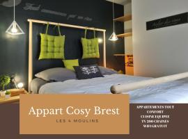 Appart Cosy Brest (Les 4 moulins), Hotel in Brest