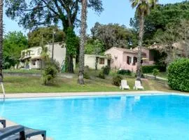 Maison de 2 chambres avec piscine partagee jardin amenage et wifi a San Nicolao a 1 km de la plage