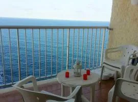 One bedroom apartement with sea view shared pool and terrace at Faro de Cullera