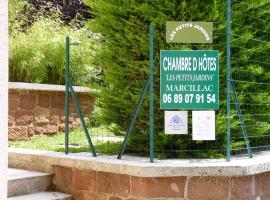 LES PETITS JARDINS, hotel with parking in Marcillac-Vallon