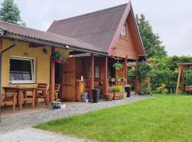 Domek Wakacyjny Kacperek Drewniany – domek wiejski w Stegnie