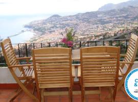 Apartamento Charmoso no Funchal, com grande Jardim e Vista Esplêndida, hotel cerca de Jardines Palheiro, Funchal