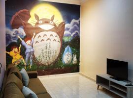 Kampong Kuala Gepal에 위치한 빌라 Bidor Totoro and One piece animation house