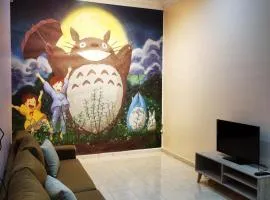 Bidor Totoro and One piece animation house