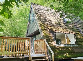 Modern A-Frame vakantiehuis Durbuy Ardennen, hotel v destinaci Durbuy