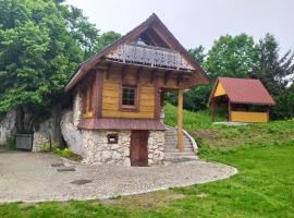 Domek w skale, cottage in Kroczyce